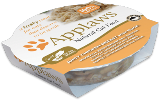 Picture of Applaws Cat - Chicken Breast with Duck Pot 10 x 60g