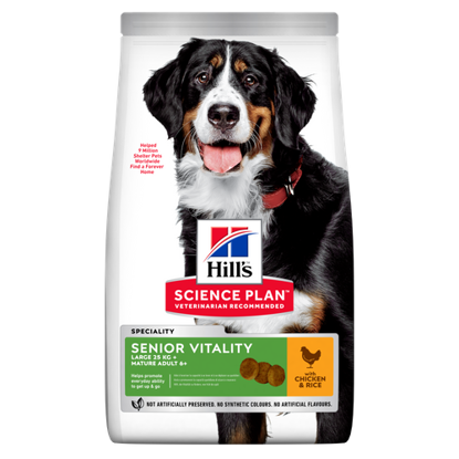 Picture of Hills Science Plan Adult Youthful Vitality Adult 6+ Large Dog Food Chicken 14kg